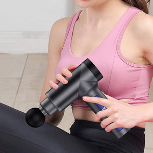 Massage Gun, Handheld Electric Deep Tissue Body Muscle Massager, Cordless, High Intensity Vibration Massage Device with 6 Speed