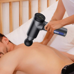 Massage Gun, Handheld Electric Deep Tissue Body Muscle Massager, Cordless, High Intensity Vibration Massage Device with 6 Speed