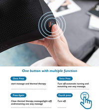 Load image into Gallery viewer, Back and Neck Massager, Massage Pillow with Heat for Muscle Pain Relief, The Best Relaxing Gift for Home Offices and Cars